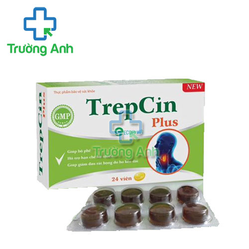 Trepcin Plus  Ecophar  -Viên ngậm bổ phế, giảm ho hiệu quả 