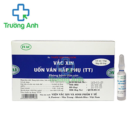 Vắc-xin Uốn ván hấp phụ (TT) Ivac - Phòng uốn ván cho người lớn và trẻ em