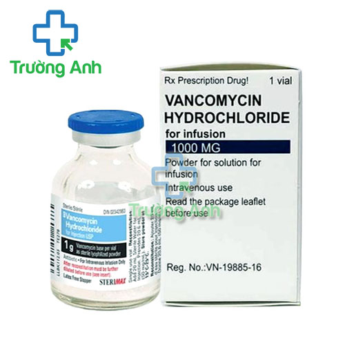 Vancomycin hydrochloride for infusion 1g Xellia - Thuốc tiêm điều trị nhiễm khuẩn của Đan Mạch