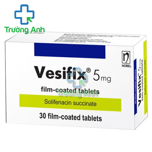 Vesifix 5mg Nobel - Thuốc điều trị bàng quang tăng động hiệu quả