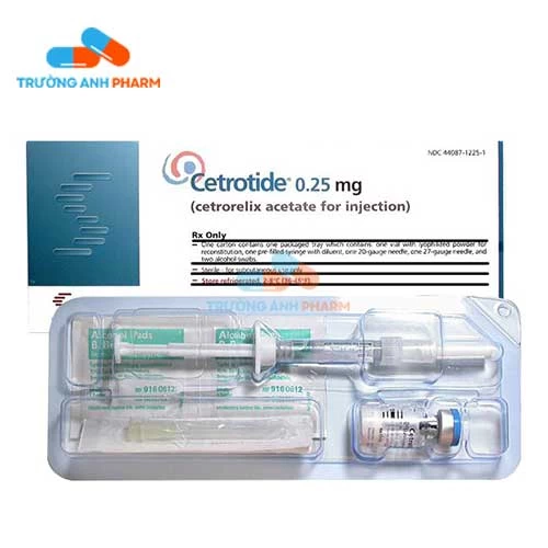 Cetrotide 0,25mg Baxter - Thuốc ngăn ngừa rụng trứng sớm