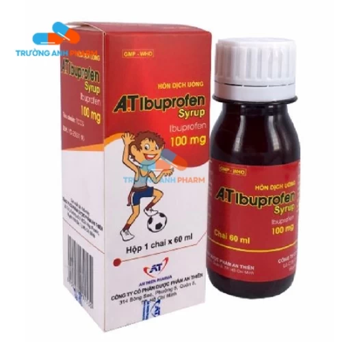 A.T Ibuprofen syrup (ống 5ml) - Thuốc giảm đau, hạ sốt