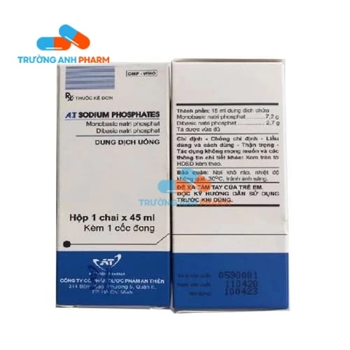 A.T Sodium Phosphates 45ml - Thuốc làm giảm chứng táo bón không thường xuyên