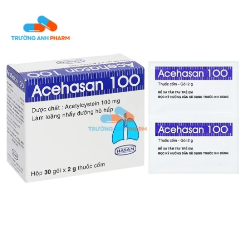 Thuốc Acehasan 100 Mg - Công ty TNHH Liên Doanh Hasan - Dermapharm