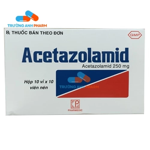 Thuốc Acetazolamid 250Mg - Công ty cổ phần Dược phẩm Dược liệu Pharmedic 