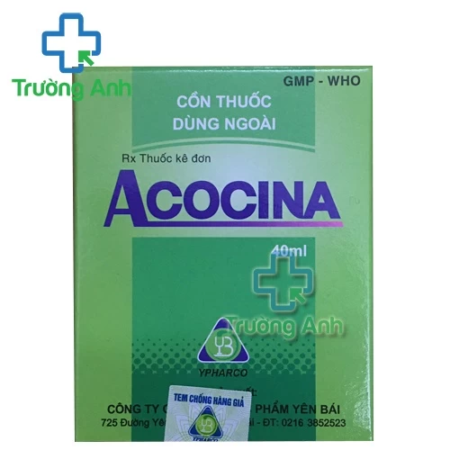 Acocina 40ml Ypharco - Giúp giảm đau, tiêu sưng hiệu quả