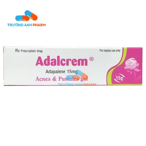 Adalcrem 15g - Kem bôi điều trị mụn trứng cá của Phil Inter Pharma 