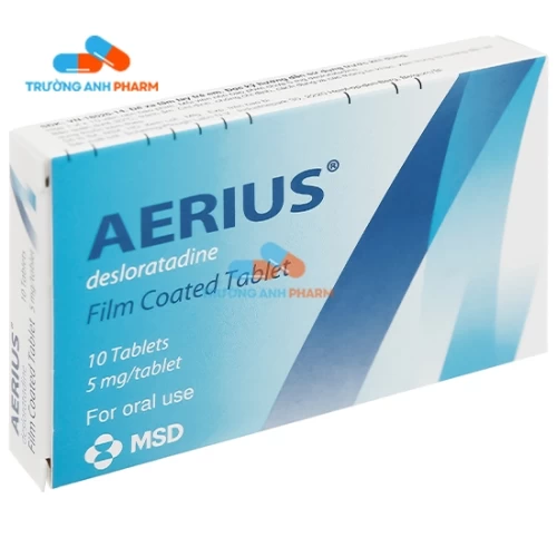 Thuốc Aerius - Hộp 1 vỉ x 10 viên