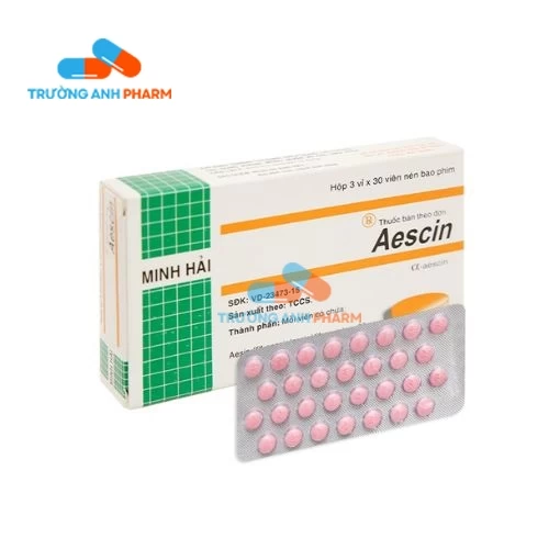 Thuốc Aescin 20Mg - Hộp 3 vỉ x 30 viên