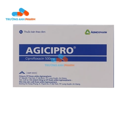 Agicipro 500mg Agimexpharm - Thuốc điều trị nhiễm khuẩn