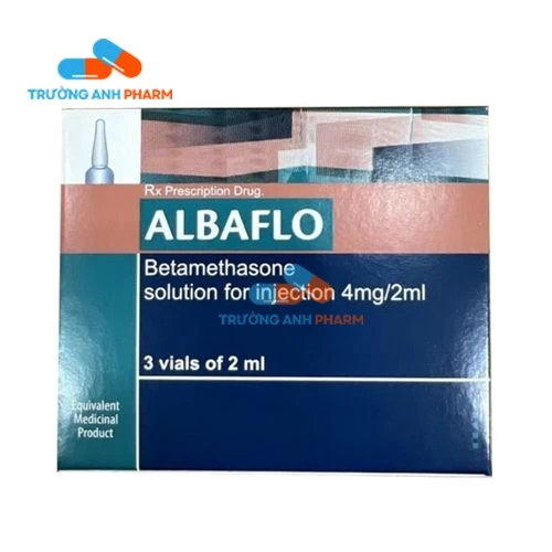 Albaflo - Thuốc tiêm điều trị viêm nhiễm, dị ứng, hen suyễn của Ý