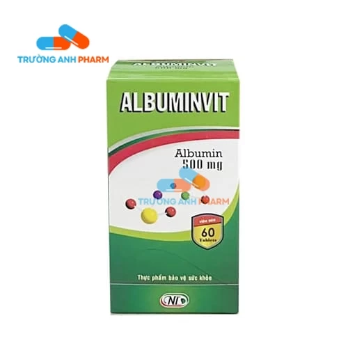 Thực Phẩm Bảo Vệ Sức Khỏe Albuminvit -  Hộp 1 lọ 60 viên