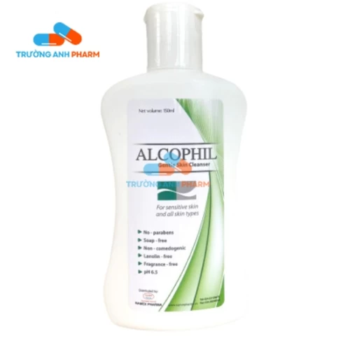 Alcophil Gentle Skin Cleanser 150ml - Sữa rửa mặt lành tính dịu nhẹ cho da