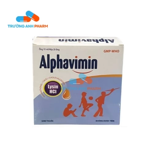 Thuốc Alphavimin Siro - Hộp 20 ống