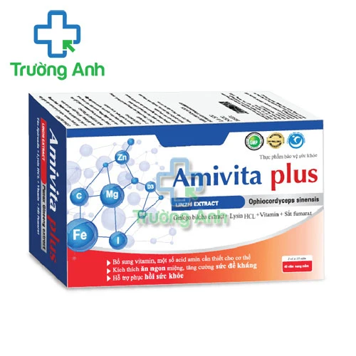 Amivita Plus - Viên uống bổ sung vitamin và khoáng chất cho cơ thể