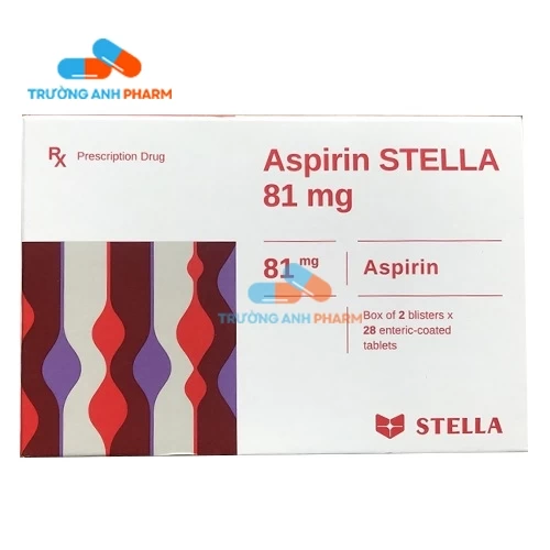 Thuốc Aspirin Stella 81Mg - Hộp vỉ x 10 viên