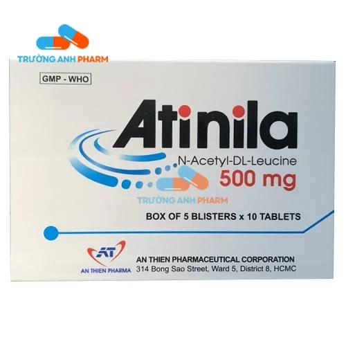 Atinila 500mg An Thien Pharma - Thuốc điều trị chóng mặt