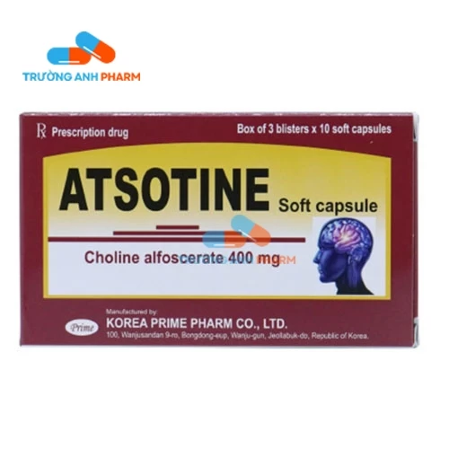 Thuốc Atsotine 400Mg - Hộp 30  viên