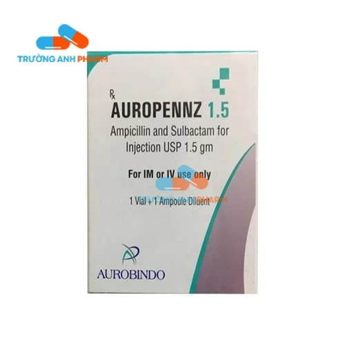 Auropennz 1.5 Aurobindo - Thuốc điều trị nhiễm khuẩn dạng tiêm