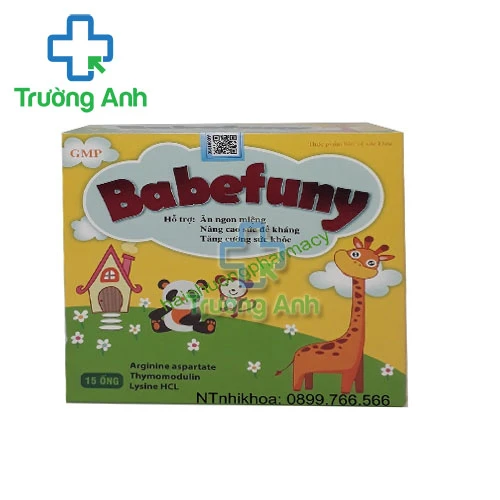 Babefuny - Sản phẩm giúp ăn ngon, hỗ trợ tăng sức đề kháng cho bé