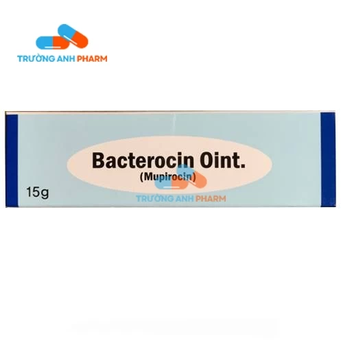 Thuốc Bacterocin Oint - Hộp 1 tuýp 5g. Hộp 1 tuýp 15g