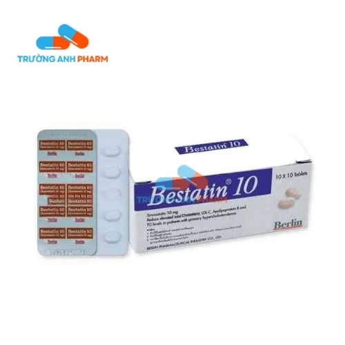 Bestatin 10 Berlin - Thuốc điều trị tăng Cholesterol của Thái Lan