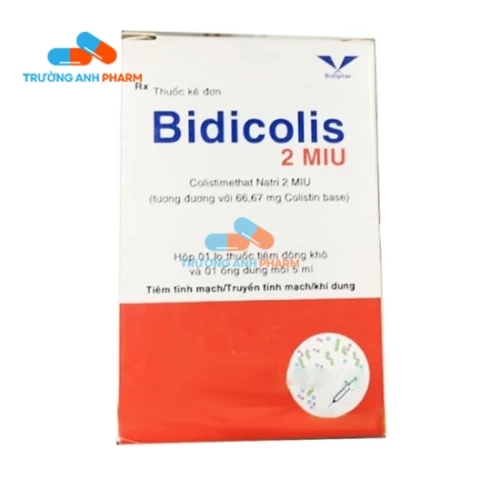 Bidicolis 2 MIU - Thuốc điều trị nhiễm khuẩn hiệu quả
