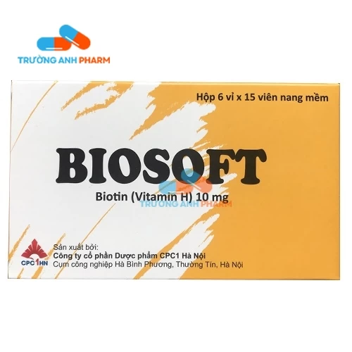 Thuốc Biosoft 10Mg - Hộp 6 vỉ x 15 viên