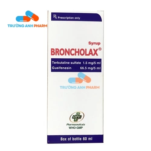 Broncholax OPV - Siro điều trị ho khản, ho gió, ho có đờm hiệu quả