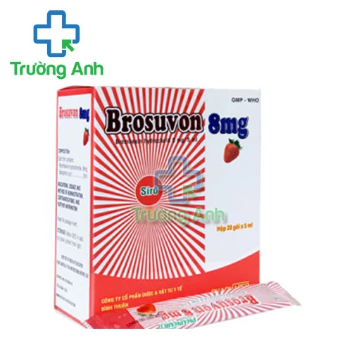 Brosuvon 8mg Phapharco - Thuốc tiêu đờm, điều trị viêm đường hô hấp