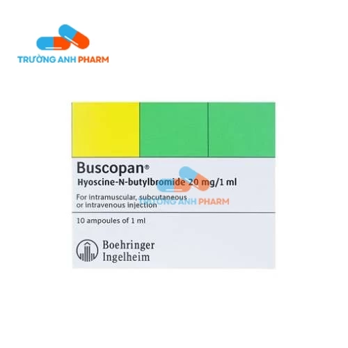 Buscopan 20mg/ml Boehringer (tiêm)