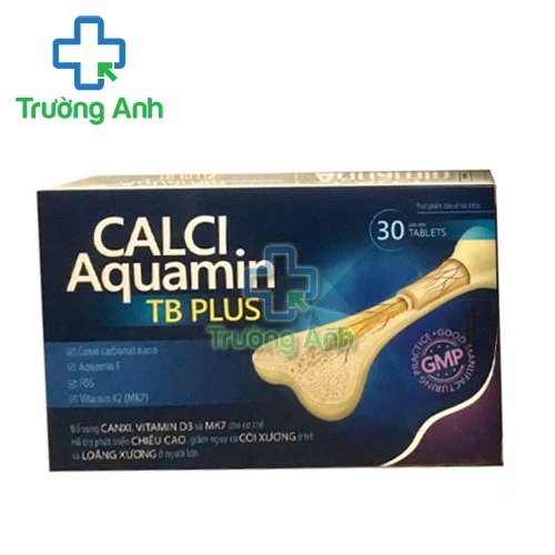 Calci Aquamin TB Plus Foxs – USA - Bổ sung Canxi, vitamin D3 giúp xương, răng chắc khỏe
