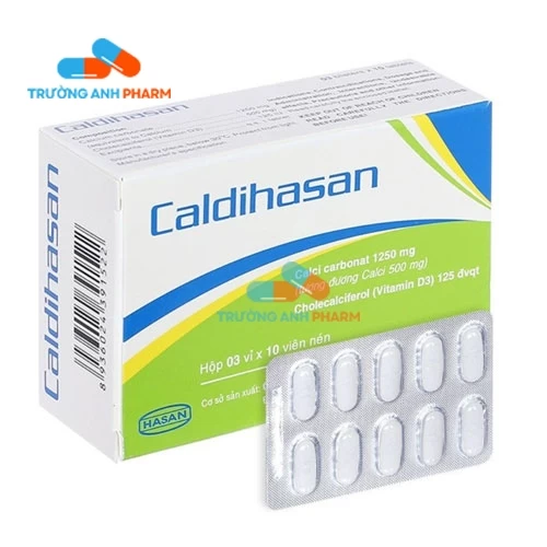 Thuốc Caldihasan - Hộp 3 vỉ x 10 viên