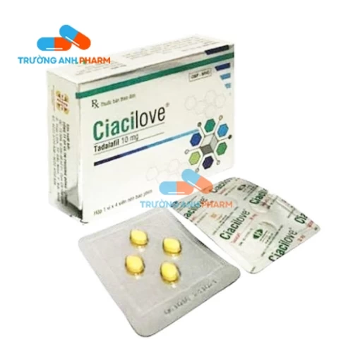 Ciacilove 10mg - Thuốc điều trị rối loạn cương dương hiệu quả ở nam giới