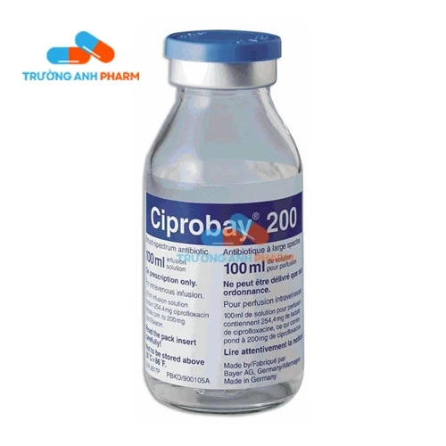 Ciprobay IV Inj 200mg 100ml Bayer - Thuốc điều trị nhiễm khuẩn