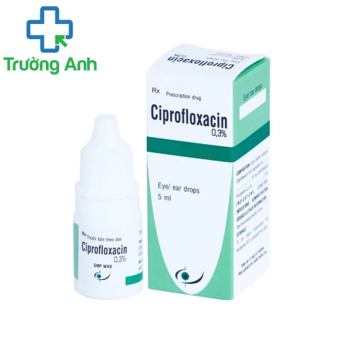 Ciprofloxacin 0,3% 5ml MD Pharco - Thuốc điều trị nhiễm khuẩn mắt