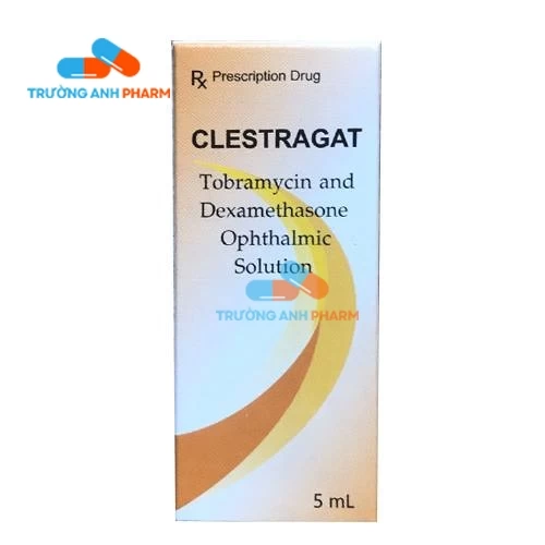 Clestragat 5ml - Nhỏ mắt điều trị viêm, nhiễm khuẩn mắt hiệu quả (10 hộp)