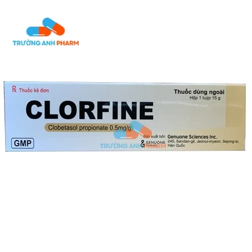 Clorfine 15g - Thuốc điều trị viêm da, vảy nến, bệnh ngoài da hiệu quả