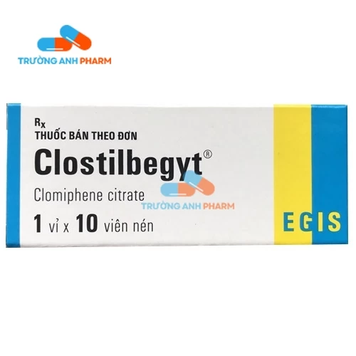 Thuốc Clostilbegyt 50Mg - Hộp 1 vỉ x 10 viên