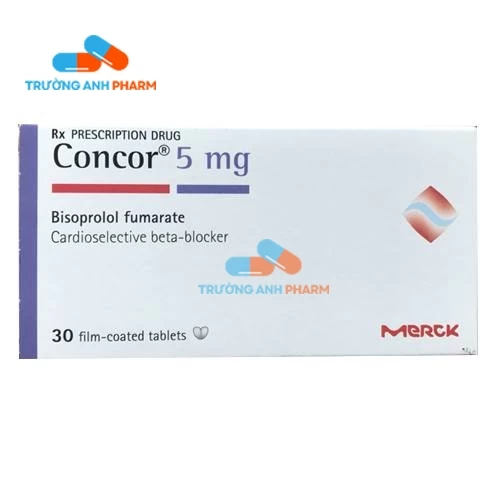 Thuốc Concor 5Mg -  Hộp 3 vỉ x 10 viên