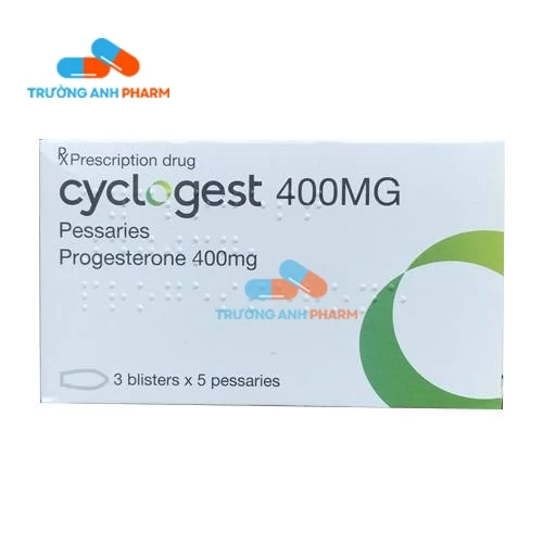 Thuốc Cyclogest 400Mg - Hộp 3 vỉ x 5 viên