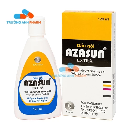 Dầu gội Azasun Extra 120ml - Sạch gàu, giảm ngứa, rụng tóc hiệu quả