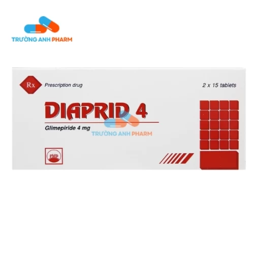 Thuốc Diaprid 4Mg - Hộp 3 vỉ x 10 viên