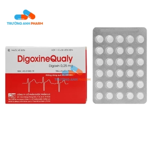 Thuốc Digoxinequaly - Hộp 1 vỉ x 30 viên