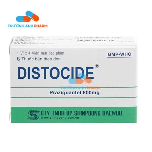 Thuốc Distocide 600Mg -  Hộp 1 vỉ 4 viên