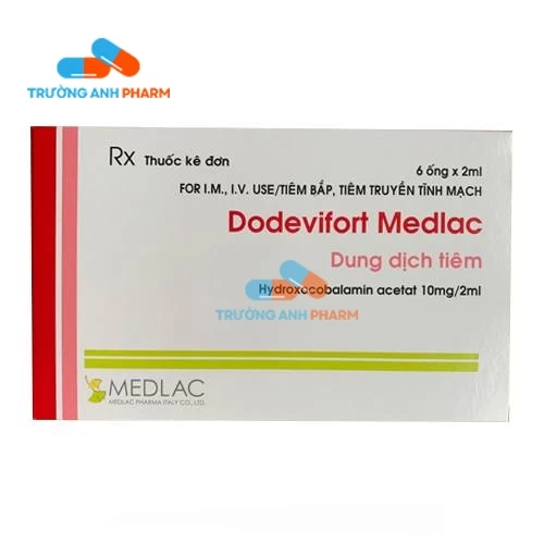 Thuốc Tiêm Dodevifort Medlac 10Mg/2Ml - Hộp 6 ống x 2ml