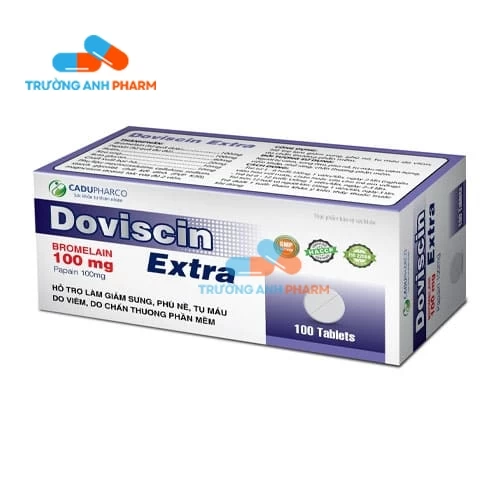 Doviscin Extra STP - Hỗ trợ giảm sưng, phù nề do viêm