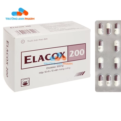 Elacox 200 Pymepharco - Thuốc giảm đau, kháng viêm