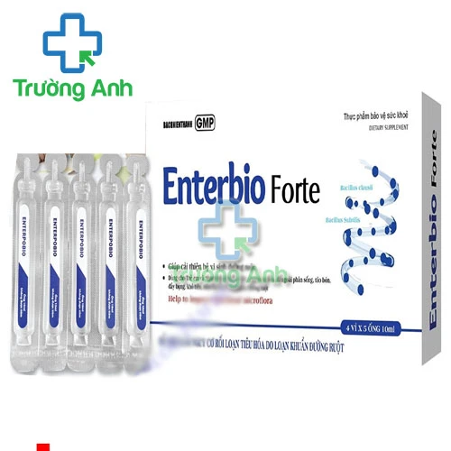 Enterbio Forte Fusi - Bổ sung lợi khuẩn, phòng và hỗ trợ điều trị rối loạn tiêu hoá