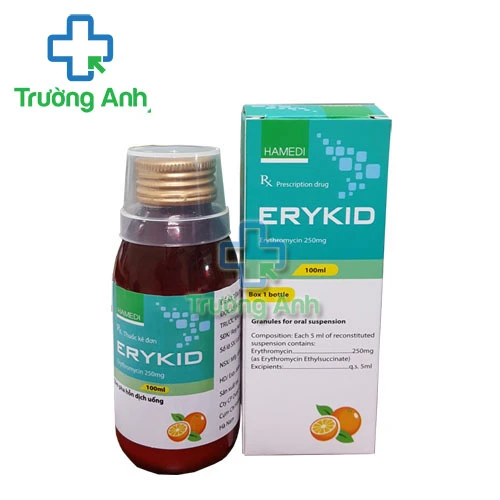 Erykid 250mg Hamedi (100ml) - Thuốc điều trị nhiễm khuẩn hiệu quả